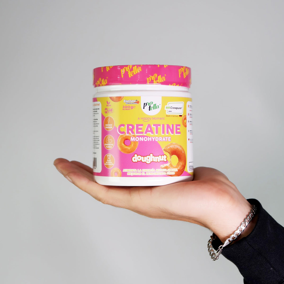 Flavoured Creatine Monohydrate | Doughnut - Protella South Africa