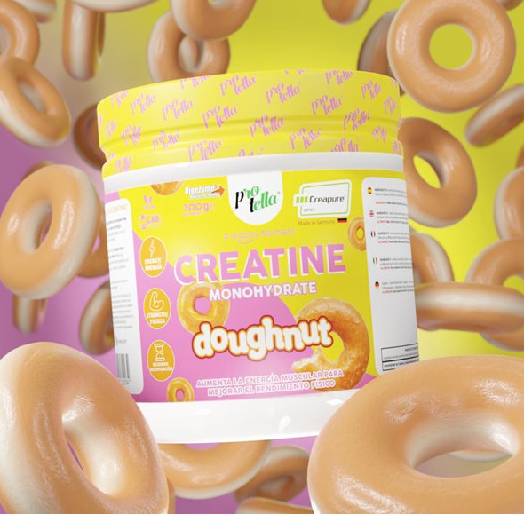 Flavoured CREATINE - Doughnut Monohydrate - Protella South Africa