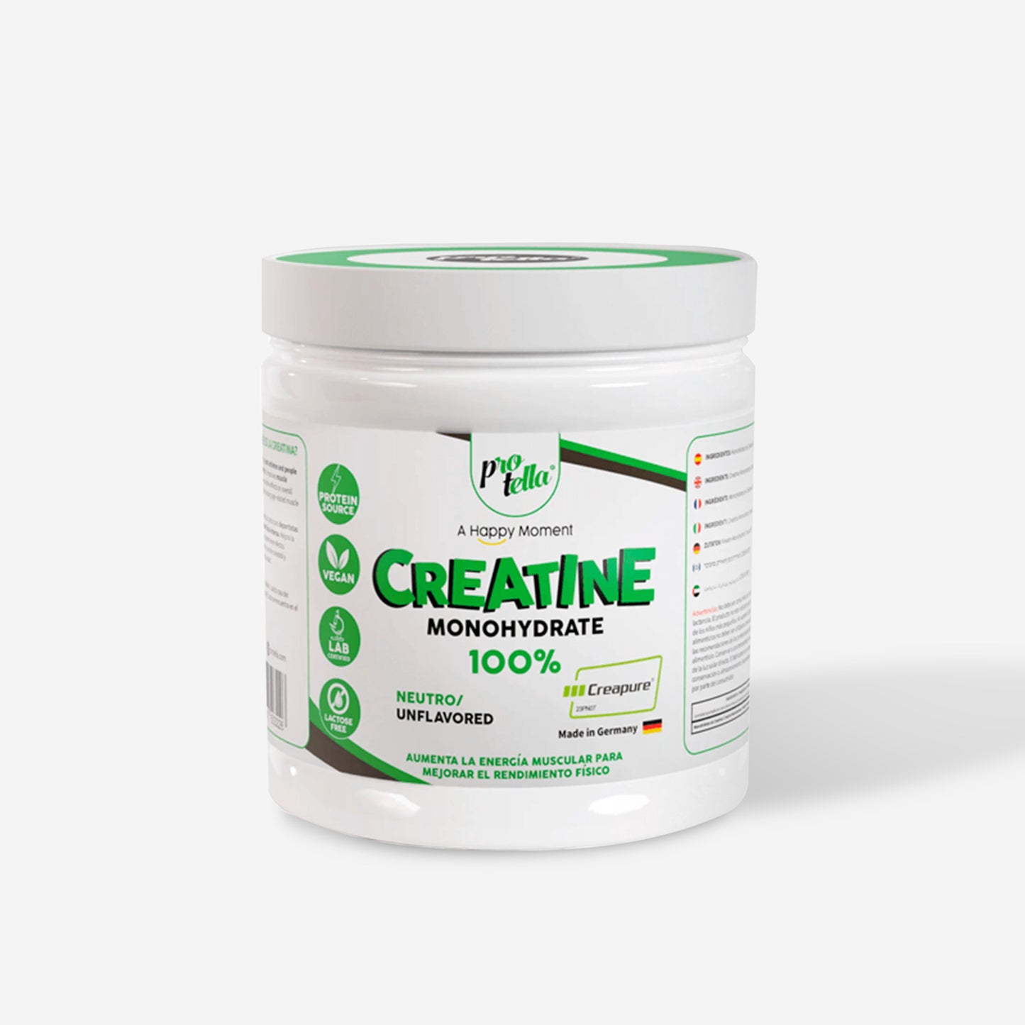 Natural CREATINE Monohydrate 100% - Protella South Africa