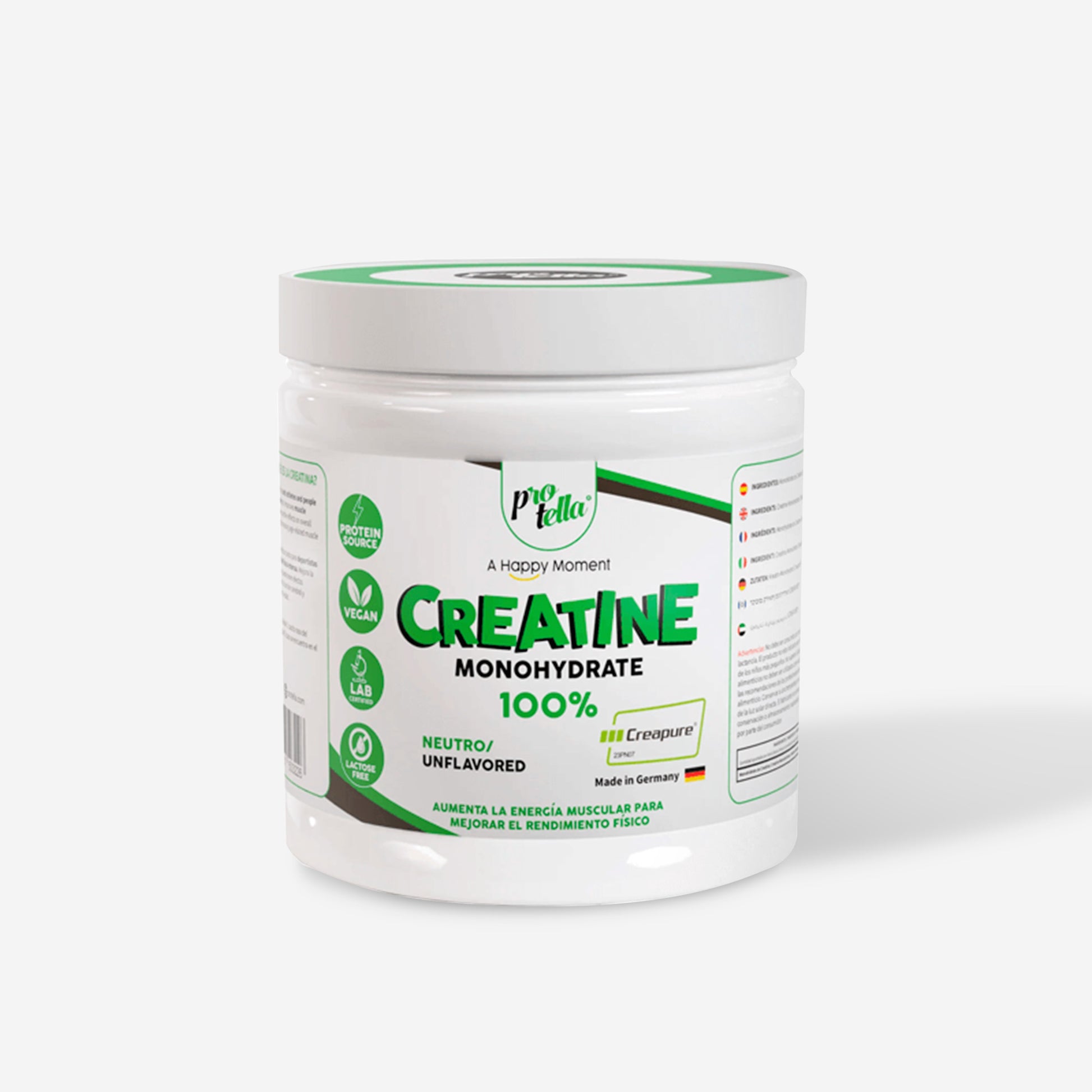 Natural CREATINE Monohydrate 100% - Protella South Africa